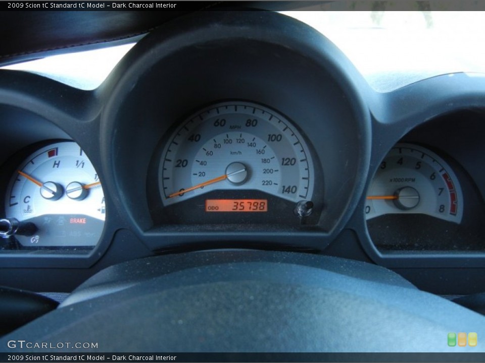 Dark Charcoal Interior Gauges for the 2009 Scion tC  #63220443