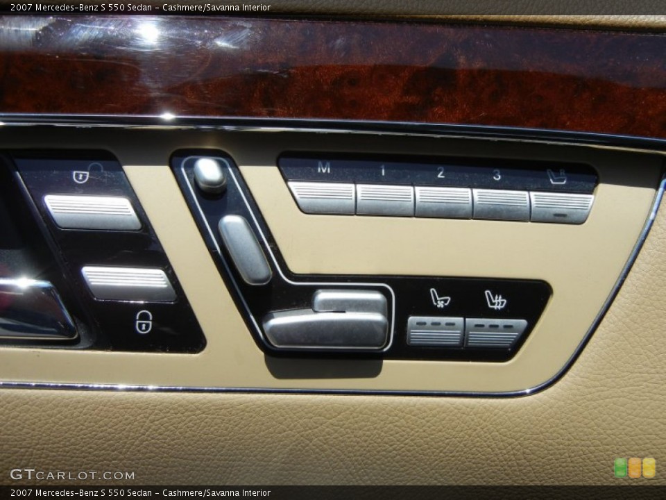 Cashmere/Savanna Interior Controls for the 2007 Mercedes-Benz S 550 Sedan #63221187