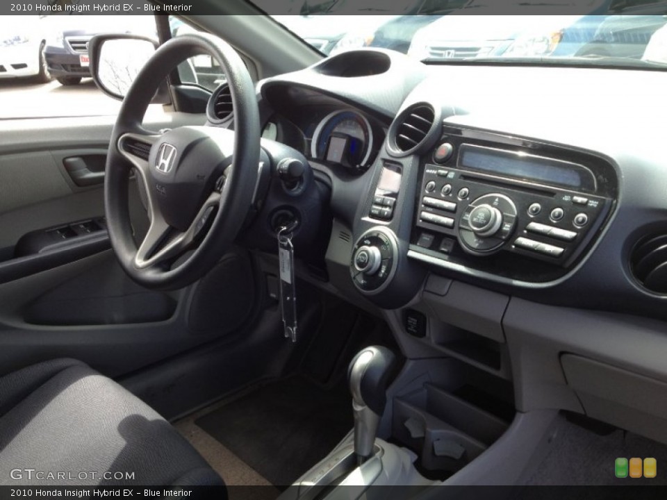 Blue Interior Dashboard for the 2010 Honda Insight Hybrid EX #63221387