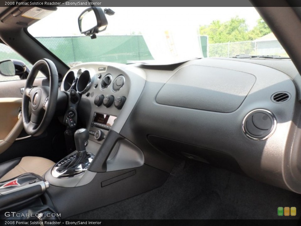 Ebony/Sand Interior Dashboard for the 2008 Pontiac Solstice Roadster #63225240