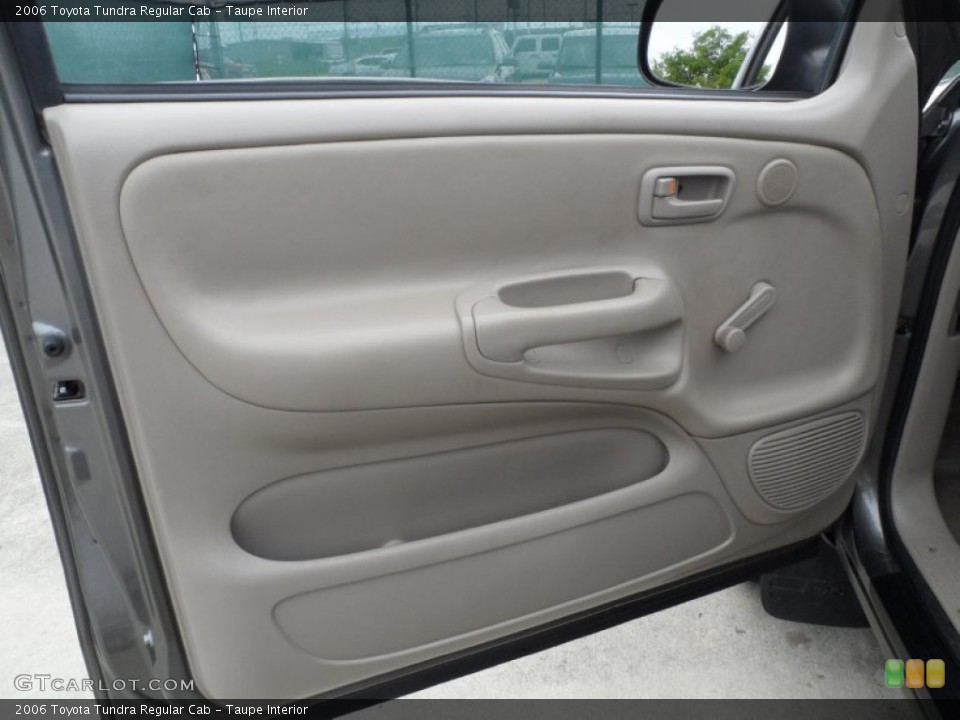 Taupe Interior Door Panel for the 2006 Toyota Tundra Regular Cab #63227456