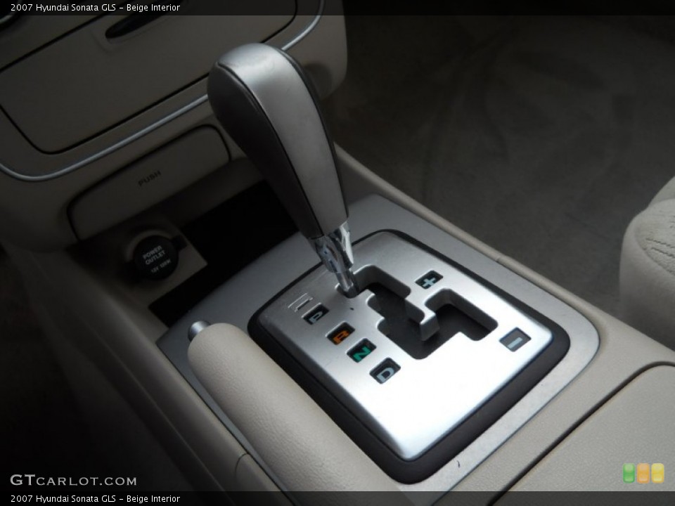 Beige Interior Transmission for the 2007 Hyundai Sonata GLS #63228599