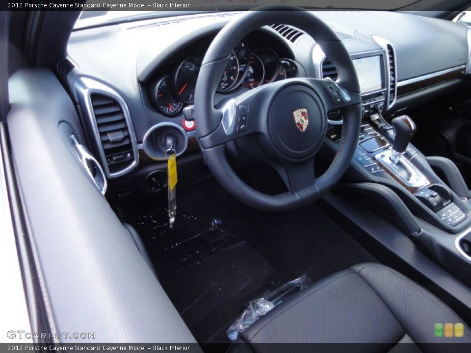Black Interior Steering Wheel for the 2012 Porsche Cayenne  #63228738