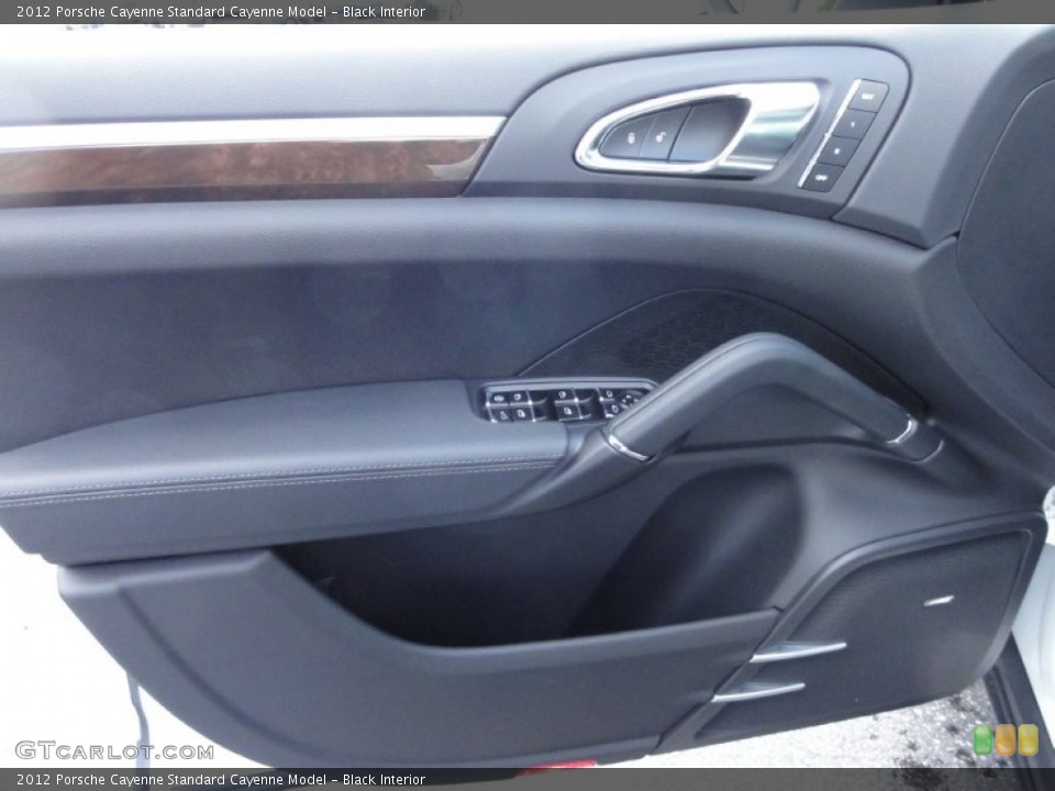 Black Interior Door Panel for the 2012 Porsche Cayenne  #63228756