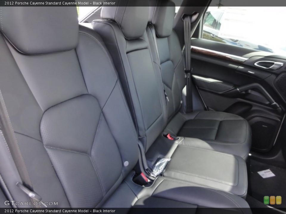 Black Interior Rear Seat for the 2012 Porsche Cayenne  #63228906