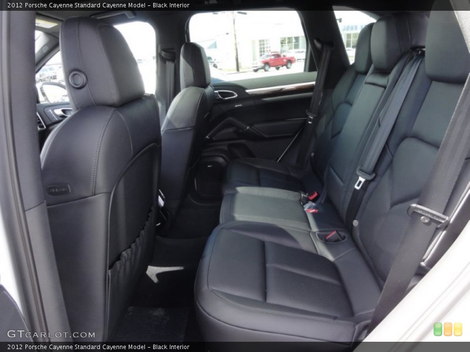 Black Interior Rear Seat for the 2012 Porsche Cayenne  #63228915