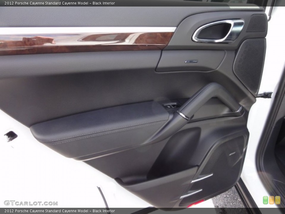 Black Interior Door Panel for the 2012 Porsche Cayenne  #63228924