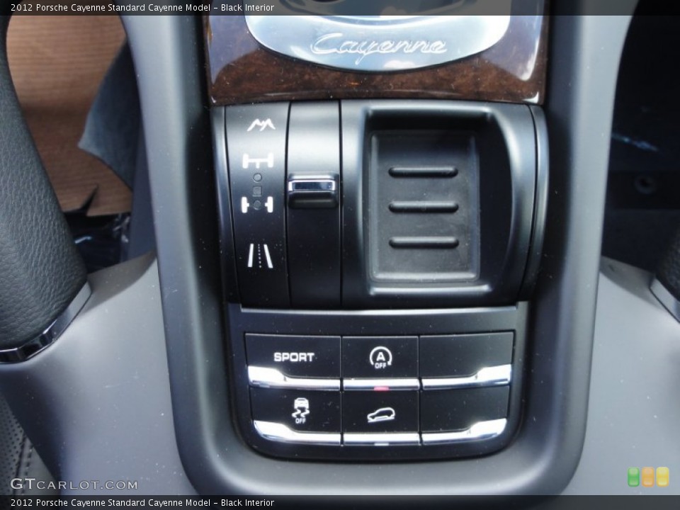 Black Interior Controls for the 2012 Porsche Cayenne  #63229047
