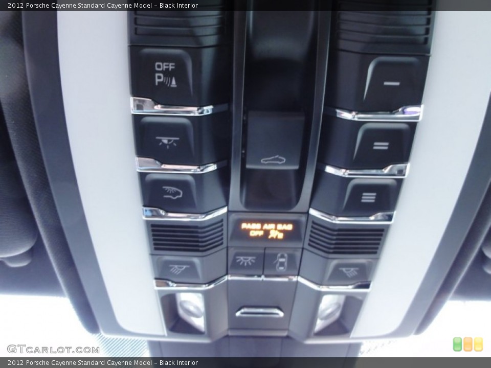 Black Interior Controls for the 2012 Porsche Cayenne  #63229065