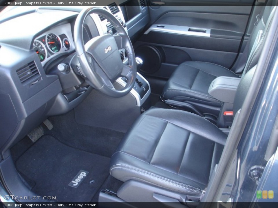 Dark Slate Gray Interior Photo for the 2008 Jeep Compass Limited #63229191