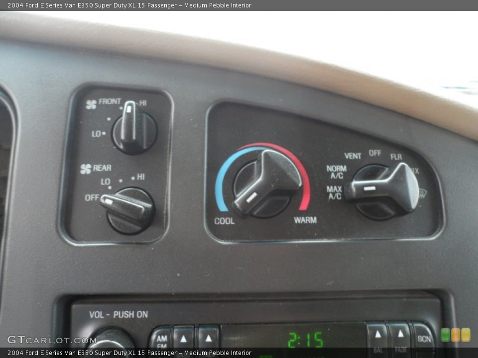 Medium Pebble Interior Controls for the 2004 Ford E Series Van E350 Super Duty XL 15 Passenger #63231751