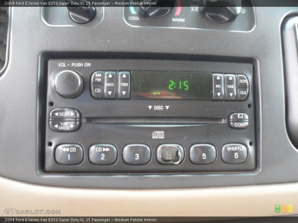 Medium Pebble Interior Audio System for the 2004 Ford E Series Van E350 Super Duty XL 15 Passenger #63231762