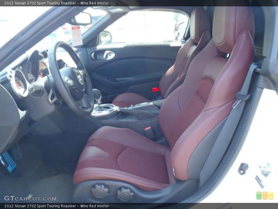 Wine Red Interior Photo for the 2012 Nissan 370Z Sport Touring Roadster #63233109