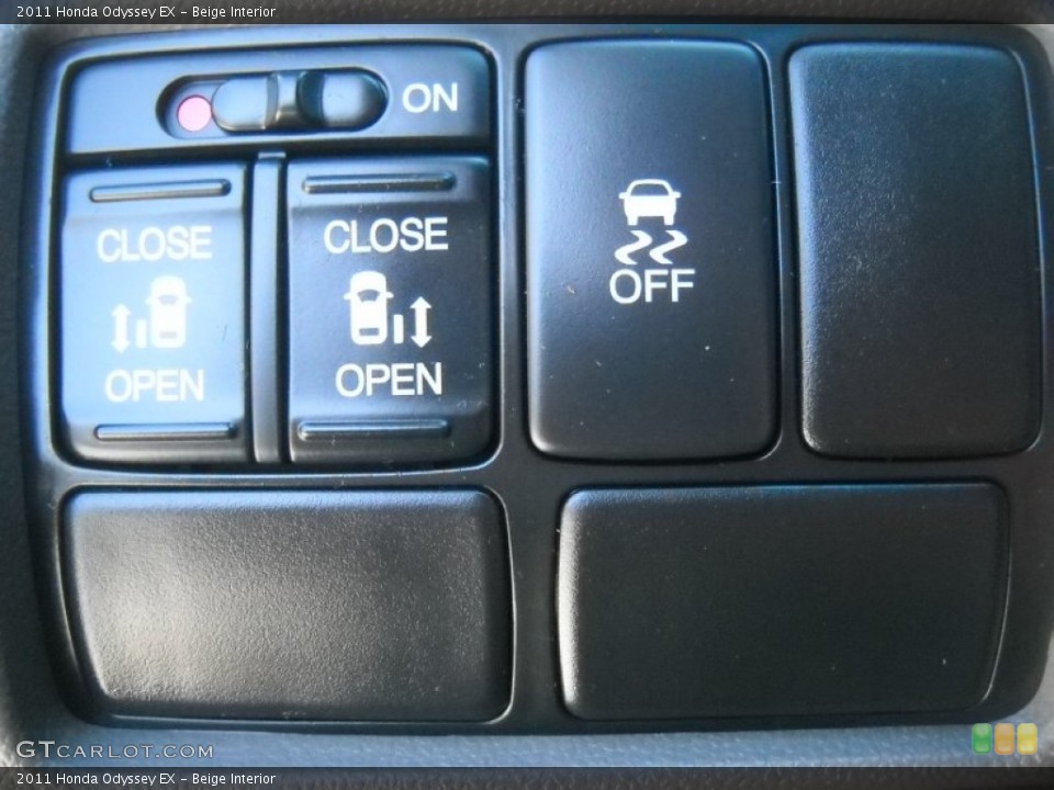 Beige Interior Controls for the 2011 Honda Odyssey EX #63233193