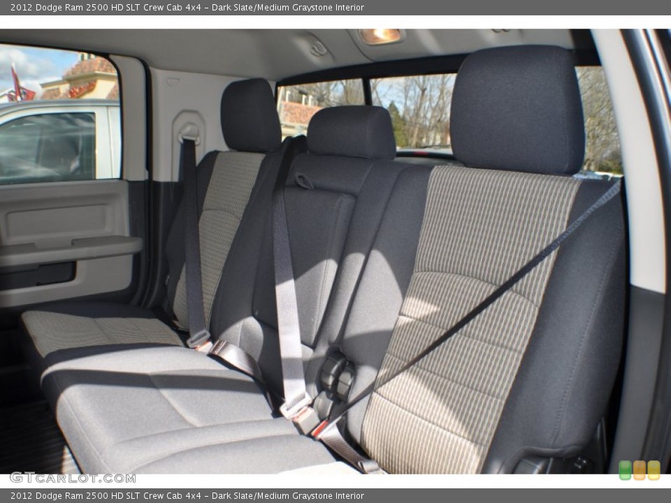 Dark Slate/Medium Graystone Interior Rear Seat for the 2012 Dodge Ram 2500 HD SLT Crew Cab 4x4 #63233476
