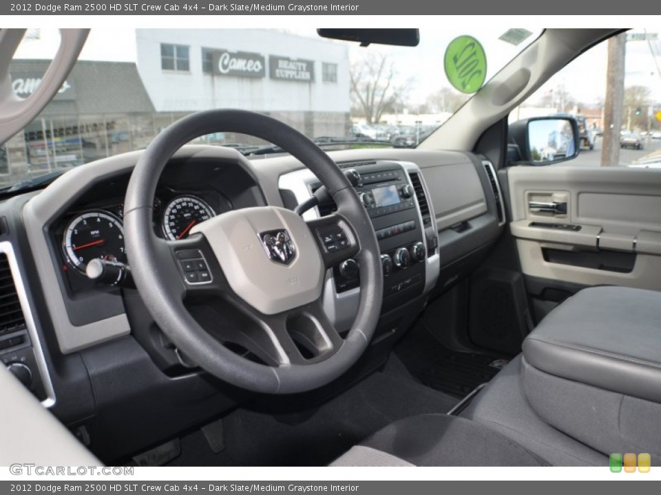 Dark Slate/Medium Graystone Interior Photo for the 2012 Dodge Ram 2500 HD SLT Crew Cab 4x4 #63233488