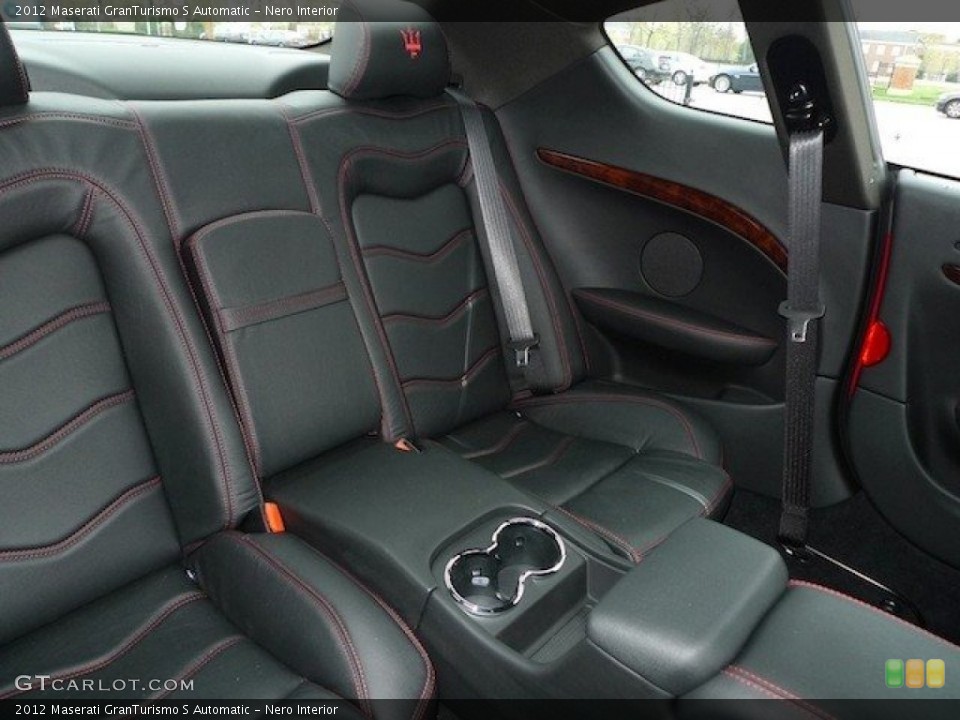 Nero Interior Rear Seat for the 2012 Maserati GranTurismo S Automatic #63233937
