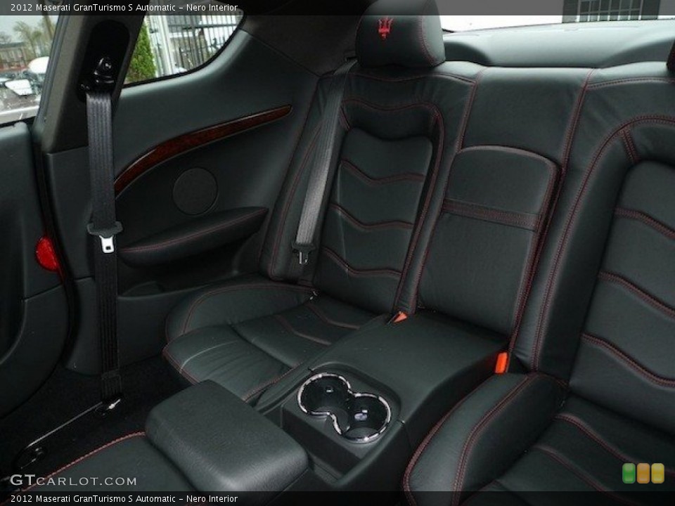 Nero Interior Rear Seat for the 2012 Maserati GranTurismo S Automatic #63233946