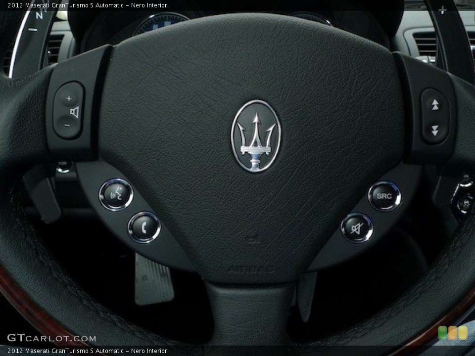 Nero Interior Controls for the 2012 Maserati GranTurismo S Automatic #63234012