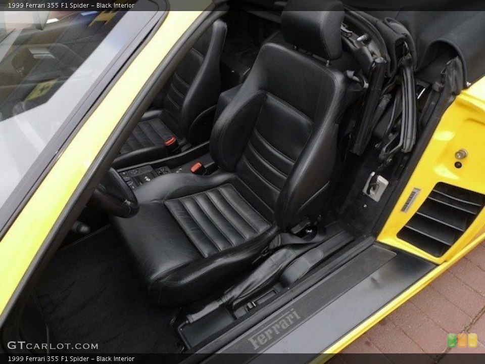 Black Interior Front Seat for the 1999 Ferrari 355 F1 Spider #63234174