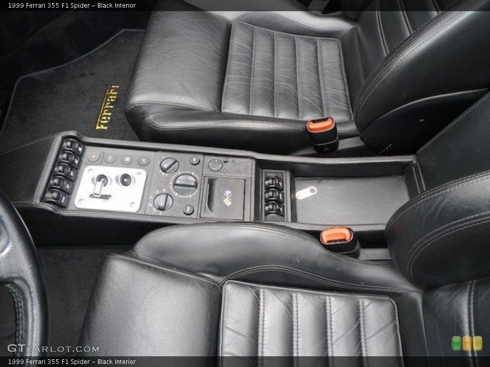 Black Interior Controls for the 1999 Ferrari 355 F1 Spider #63234192