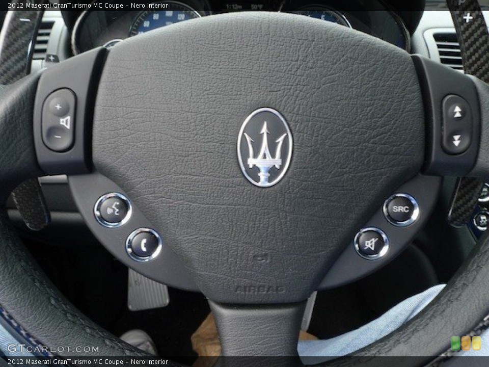 Nero Interior Steering Wheel for the 2012 Maserati GranTurismo MC Coupe #63234597