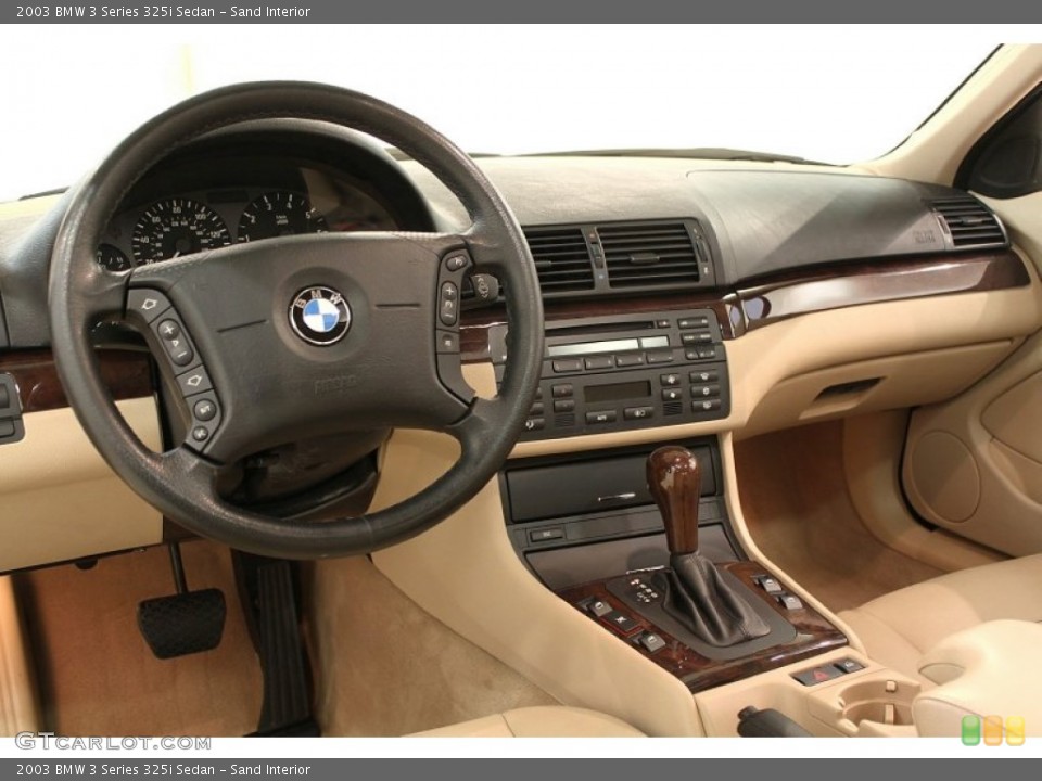 Sand Interior Dashboard for the 2003 BMW 3 Series 325i Sedan #63236616