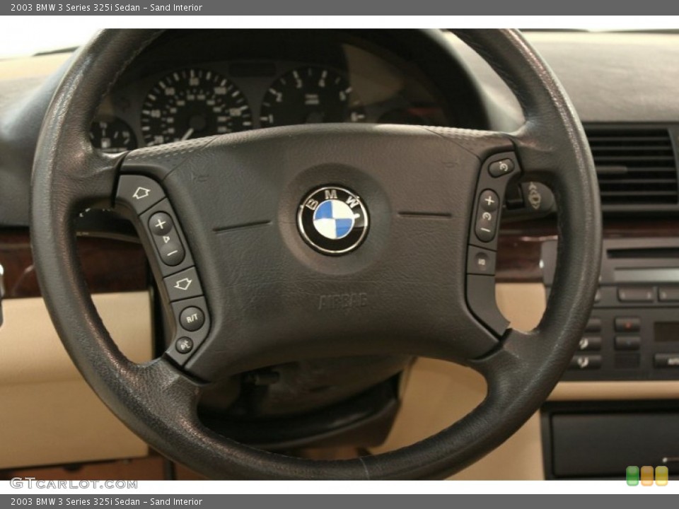 Sand Interior Steering Wheel for the 2003 BMW 3 Series 325i Sedan #63236622