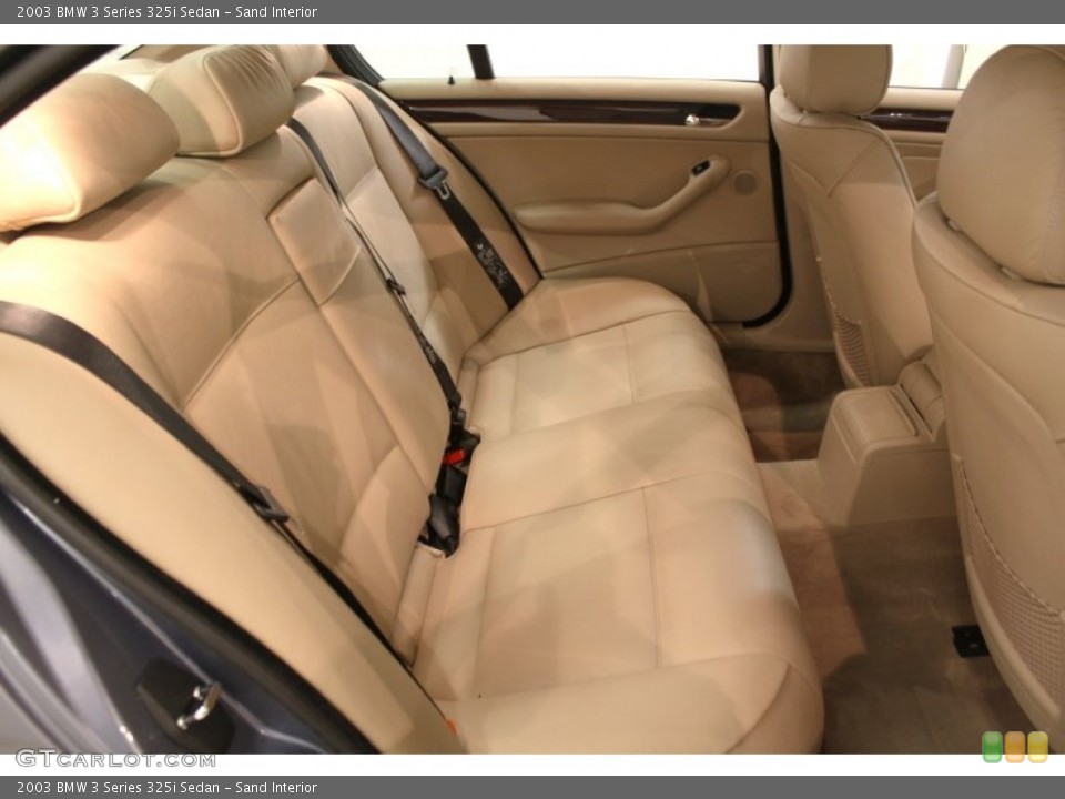 Sand Interior Rear Seat for the 2003 BMW 3 Series 325i Sedan #63236670