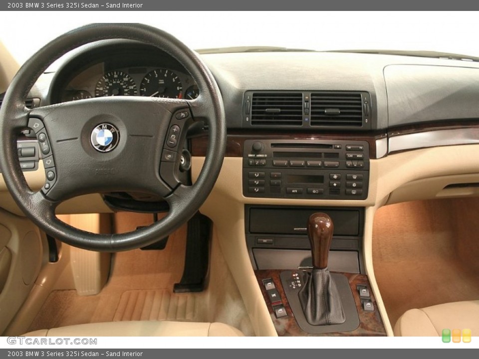 Sand Interior Dashboard for the 2003 BMW 3 Series 325i Sedan #63236691