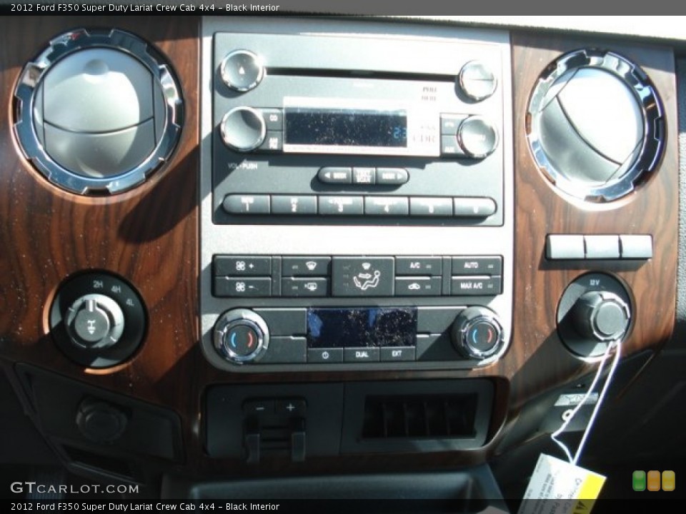 Black Interior Controls for the 2012 Ford F350 Super Duty Lariat Crew Cab 4x4 #63236802