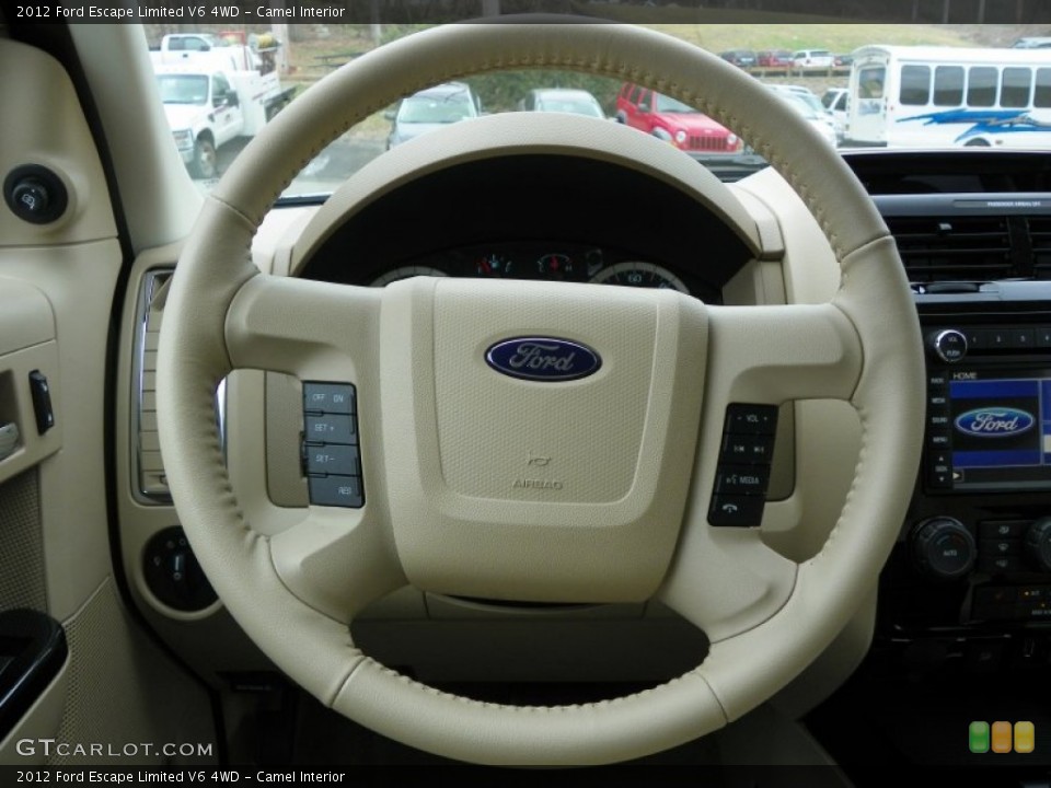 Camel Interior Steering Wheel for the 2012 Ford Escape Limited V6 4WD #63237129