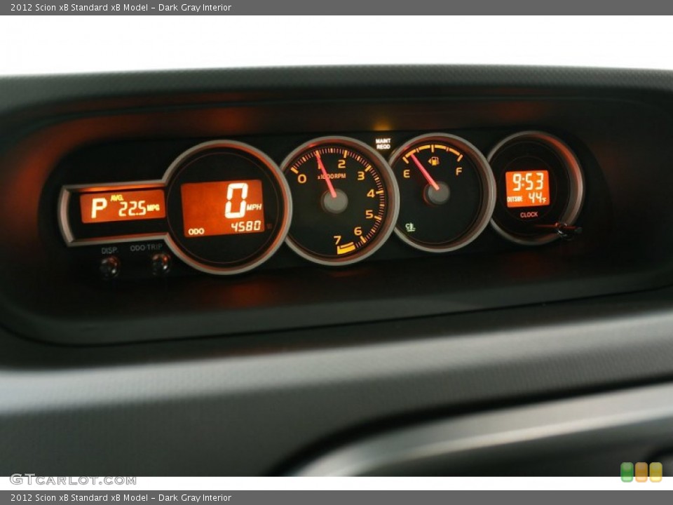 Dark Gray Interior Gauges for the 2012 Scion xB  #63237495