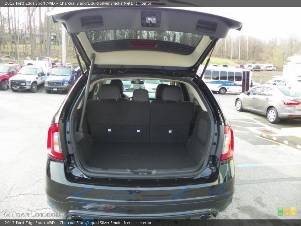 Charcoal Black/Liquid Silver Smoke Metallic Interior Trunk for the 2013 Ford Edge Sport AWD #63237873