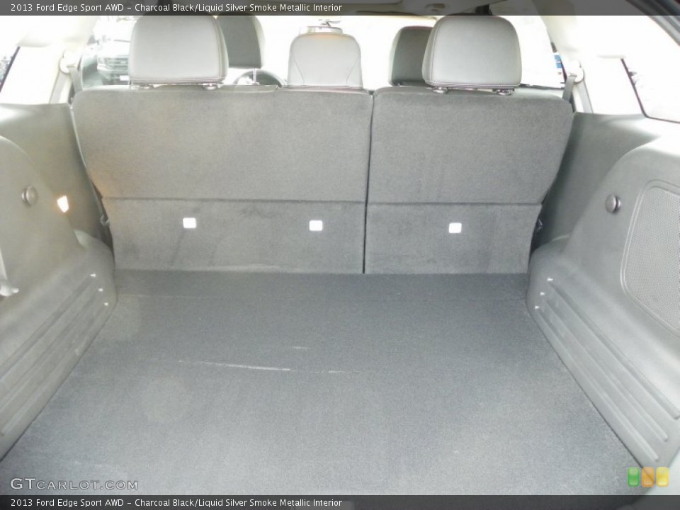 Charcoal Black/Liquid Silver Smoke Metallic Interior Trunk for the 2013 Ford Edge Sport AWD #63237879