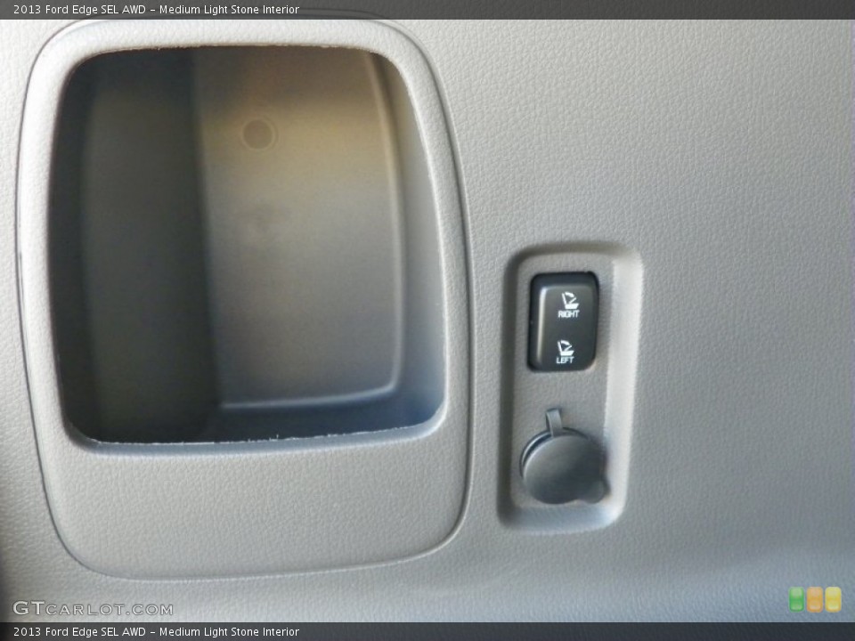 Medium Light Stone Interior Controls for the 2013 Ford Edge SEL AWD #63238227