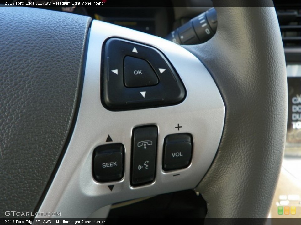 Medium Light Stone Interior Controls for the 2013 Ford Edge SEL AWD #63238236