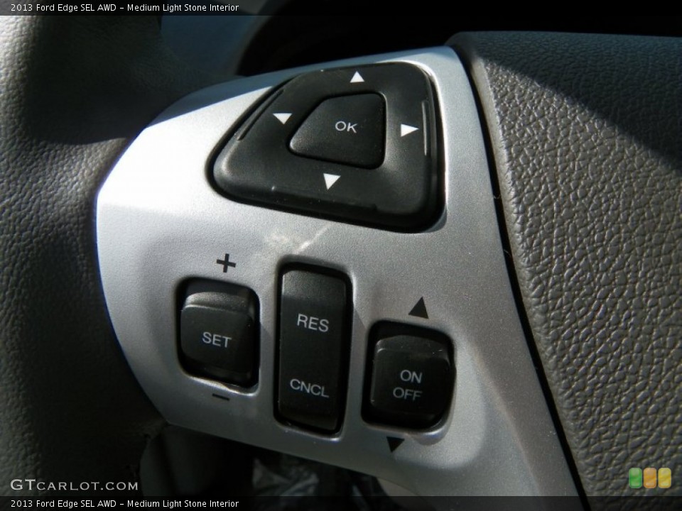 Medium Light Stone Interior Controls for the 2013 Ford Edge SEL AWD #63238428