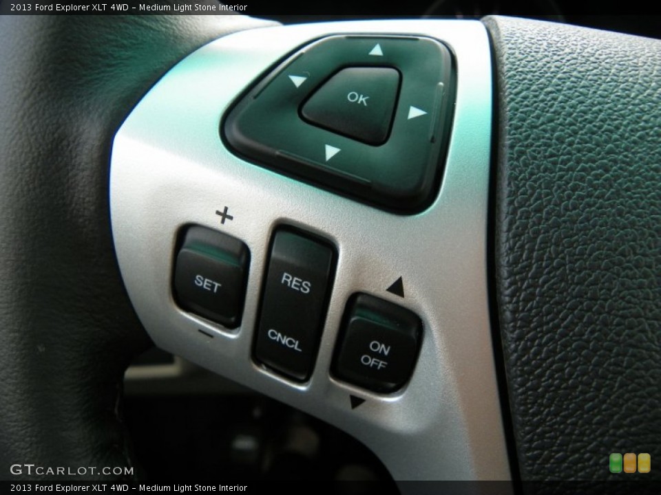 Medium Light Stone Interior Controls for the 2013 Ford Explorer XLT 4WD #63239355