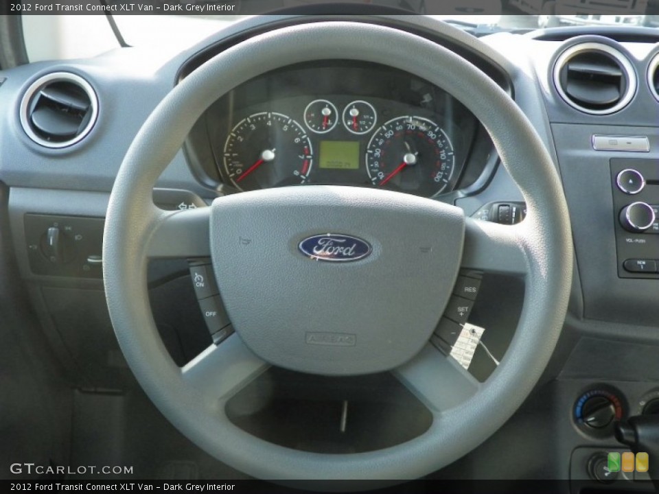 Dark Grey Interior Steering Wheel for the 2012 Ford Transit Connect XLT Van #63240264