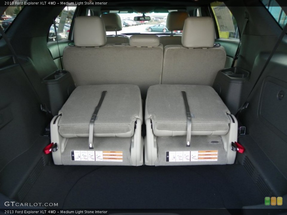 Medium Light Stone Interior Trunk for the 2013 Ford Explorer XLT 4WD #63240405
