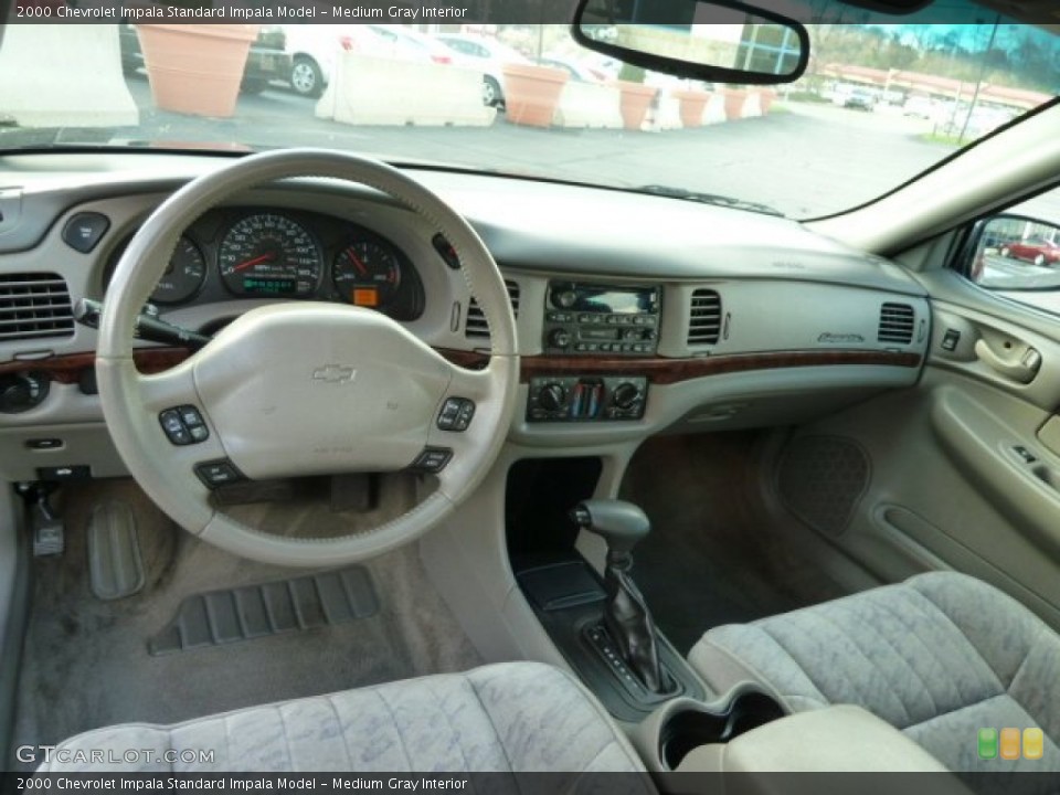 Medium Gray Interior Dashboard for the 2000 Chevrolet Impala  #63244457