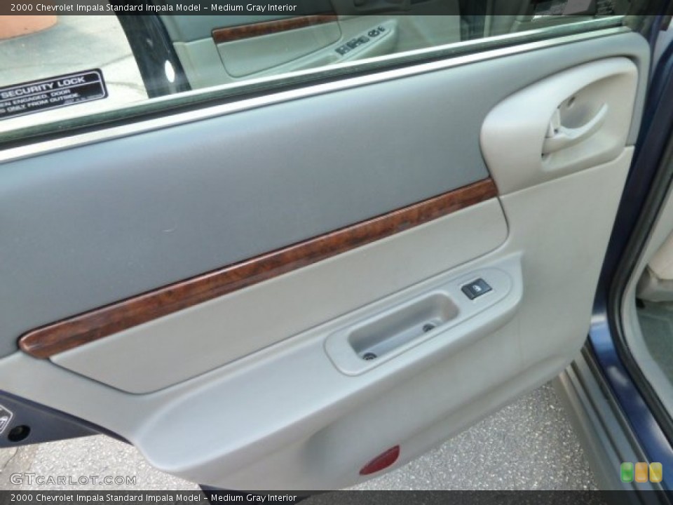 Medium Gray Interior Door Panel for the 2000 Chevrolet Impala  #63244466