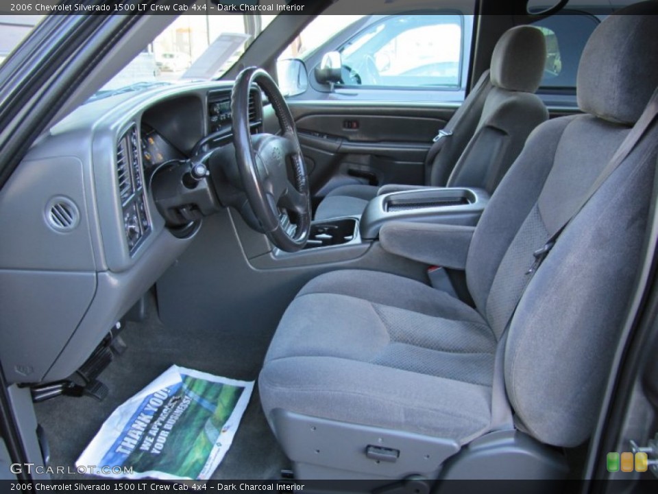 Dark Charcoal Interior Photo for the 2006 Chevrolet Silverado 1500 LT Crew Cab 4x4 #63250945