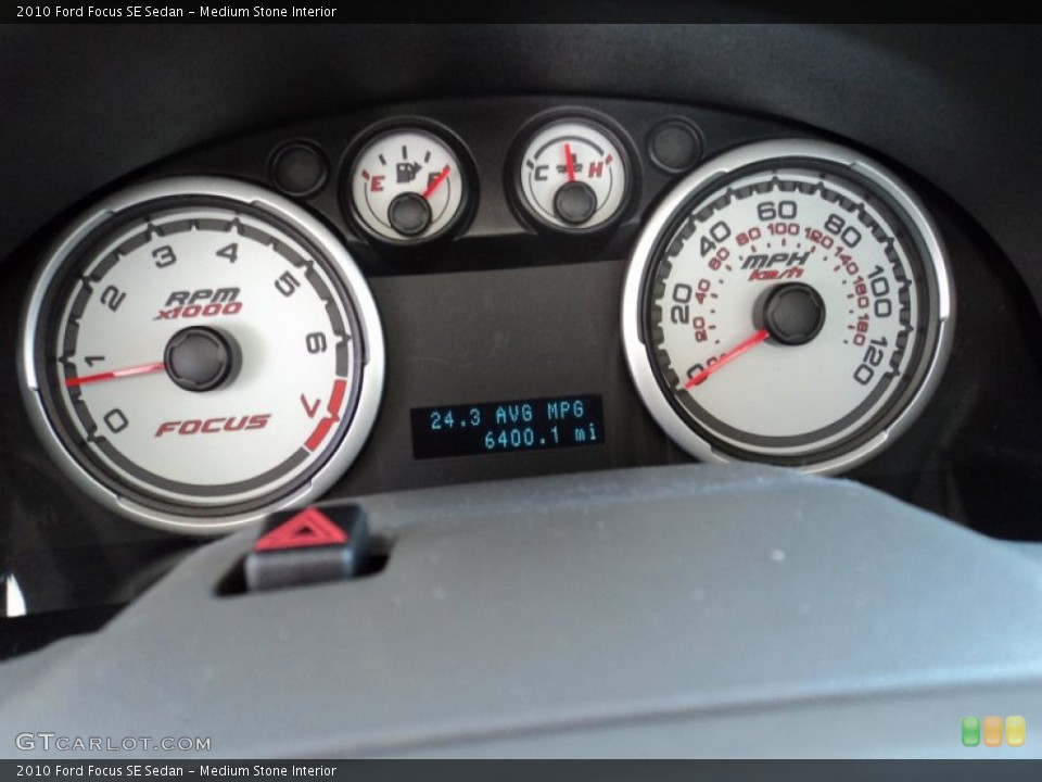 Medium Stone Interior Gauges for the 2010 Ford Focus SE Sedan #63251884