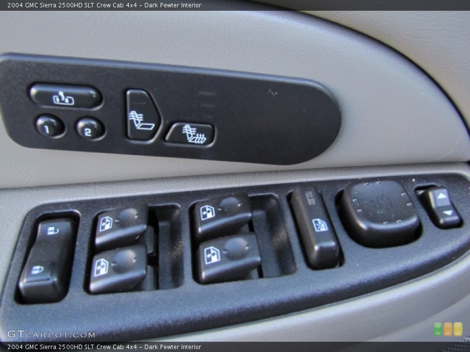 Dark Pewter Interior Controls for the 2004 GMC Sierra 2500HD SLT Crew Cab 4x4 #63252175