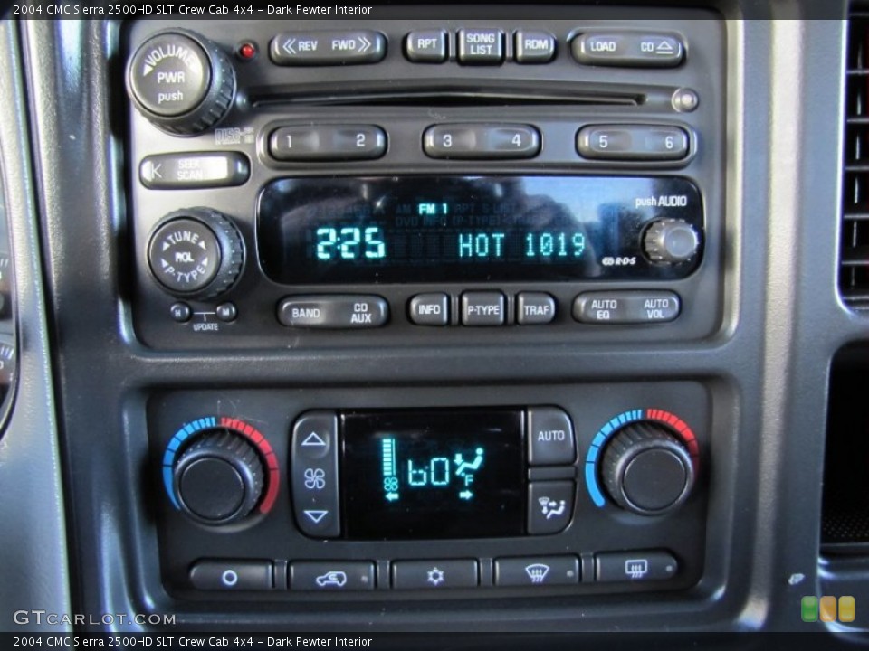 Dark Pewter Interior Controls for the 2004 GMC Sierra 2500HD SLT Crew Cab 4x4 #63252231