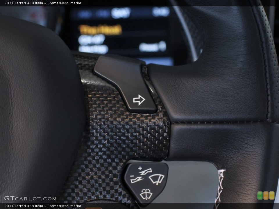 Crema/Nero Interior Steering Wheel for the 2011 Ferrari 458 Italia #63253516