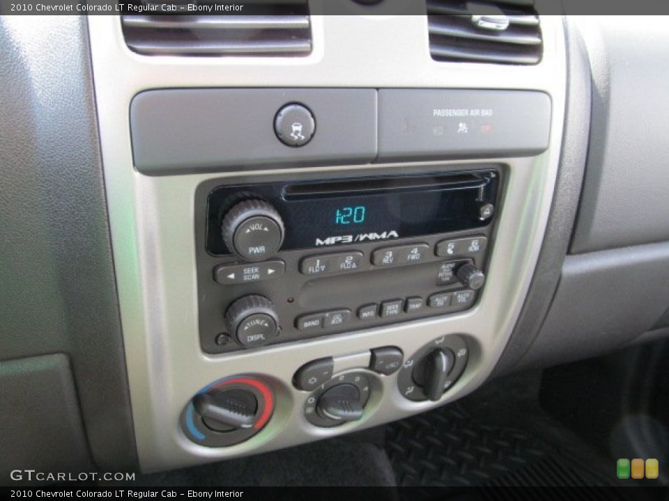 Ebony Interior Controls for the 2010 Chevrolet Colorado LT Regular Cab #63253582