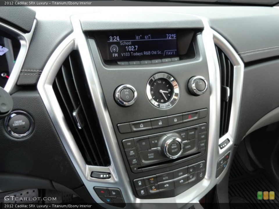 Titanium/Ebony Interior Controls for the 2012 Cadillac SRX Luxury #63253938